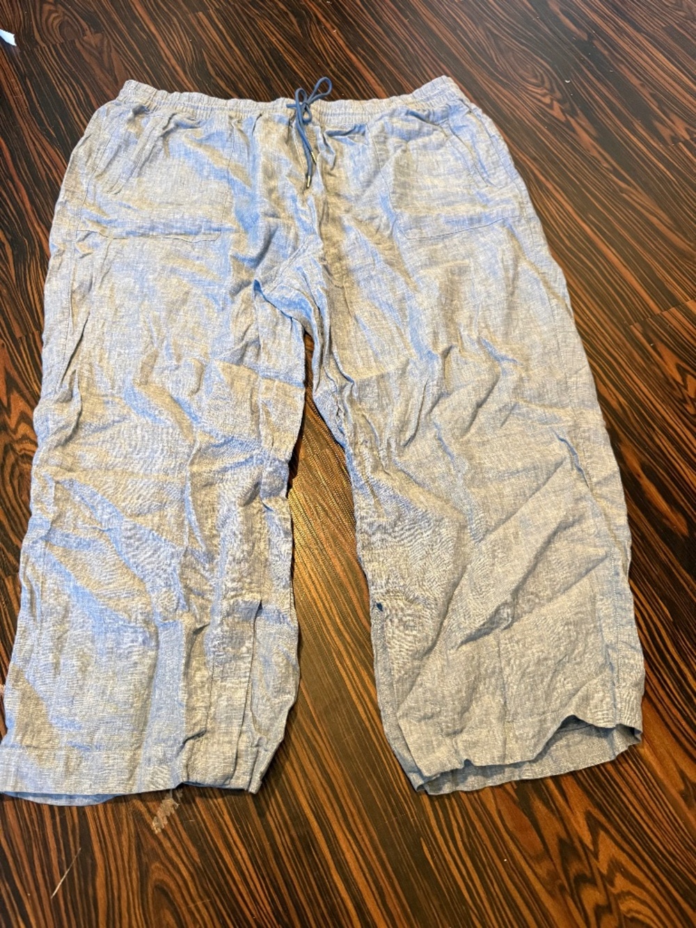 Athleta blue drawstring trousers Size:26